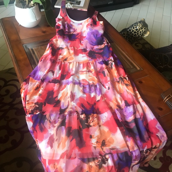 Floral evening dress - Picture 1 of 3